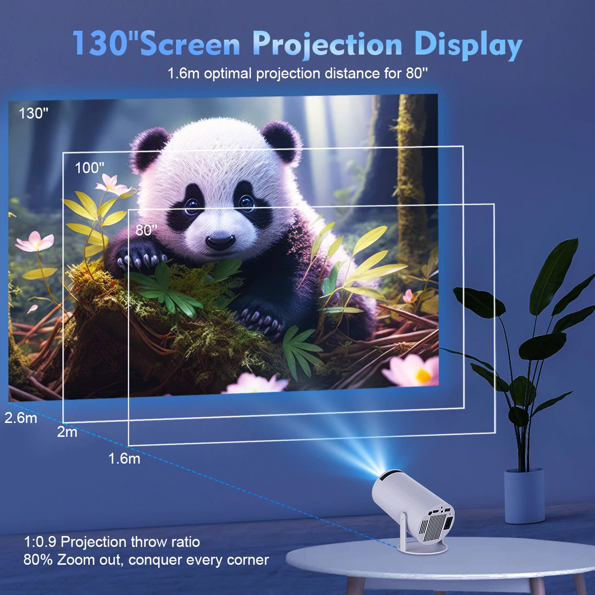4K Mini Projector